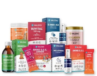 Valens brand portfolio of food supplements &mdash; syrups, oral sprays, sachets, capsules and powders